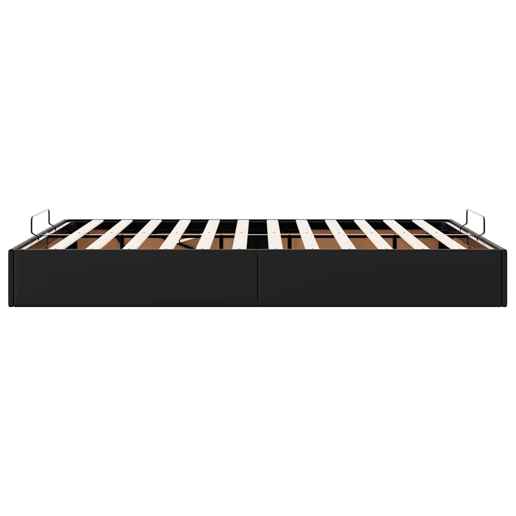 Bedframe zonder matras 140x190 cm kunstleer zwart