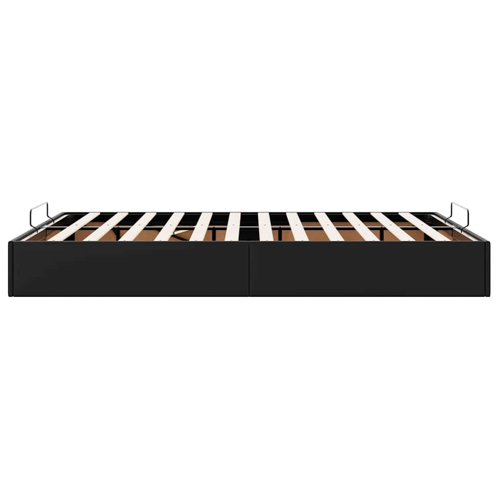 Bedframe zonder matras 140x200 cm kunstleer zwart