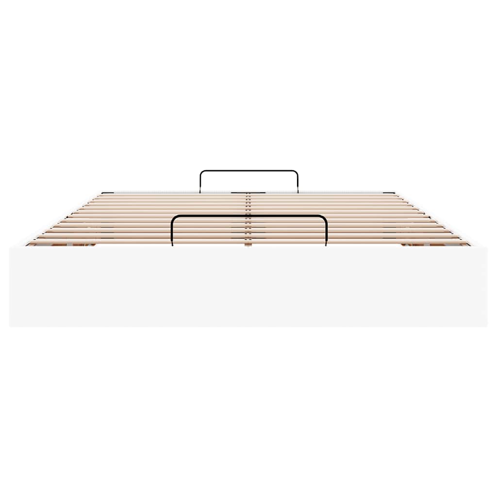 Bedframe zonder matras 140x200 cm kunstleer wit
