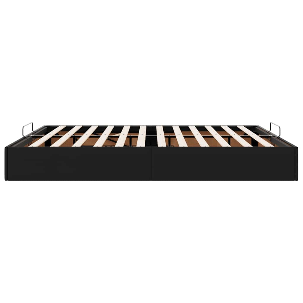 Bedframe zonder matras 160x200 cm kunstleer zwart