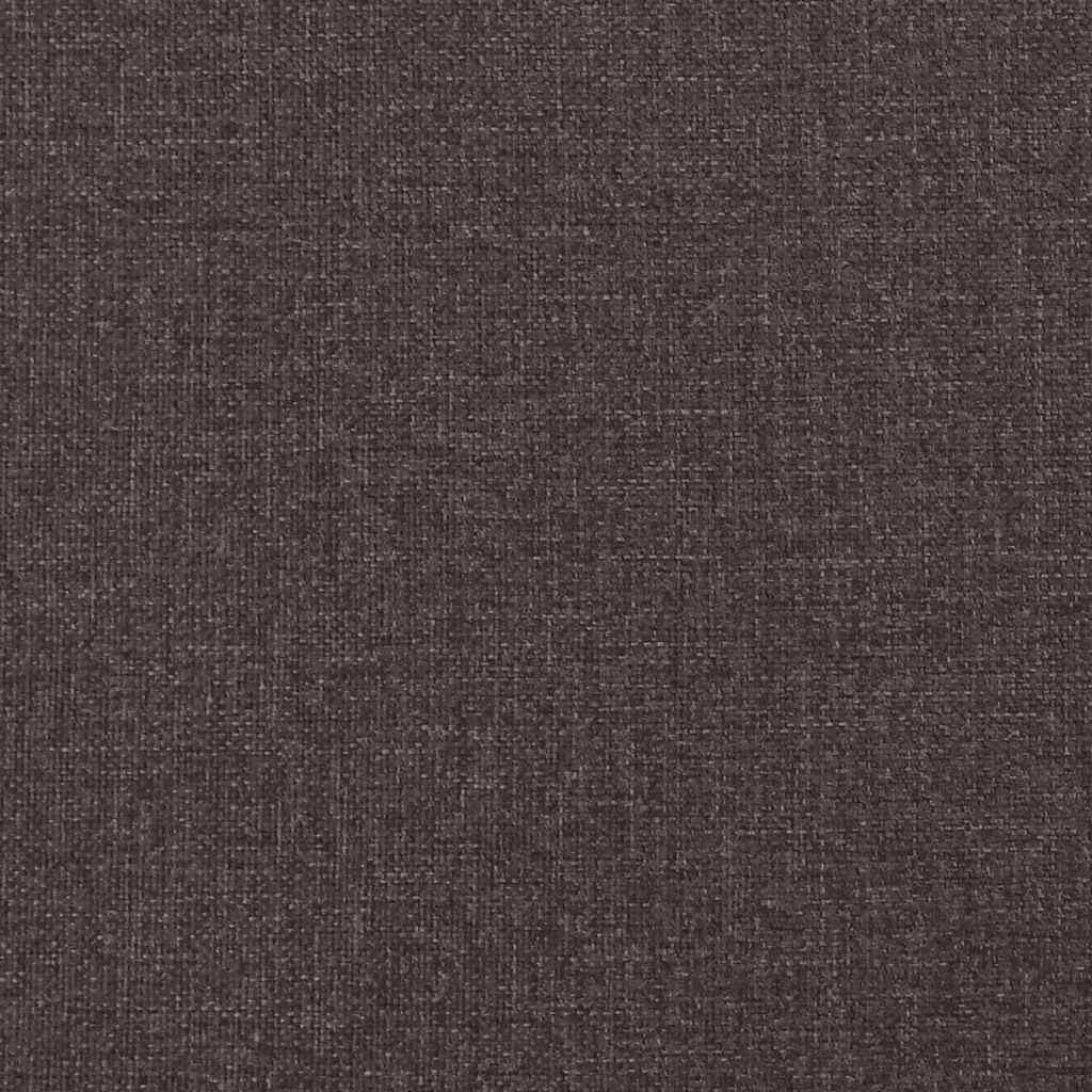 Bedframe zonder matras 120x190 cm stof donkerbruin