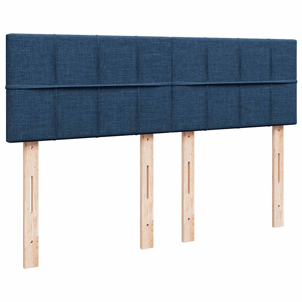 Ottoman bed met matras 140x190cm stof blauw