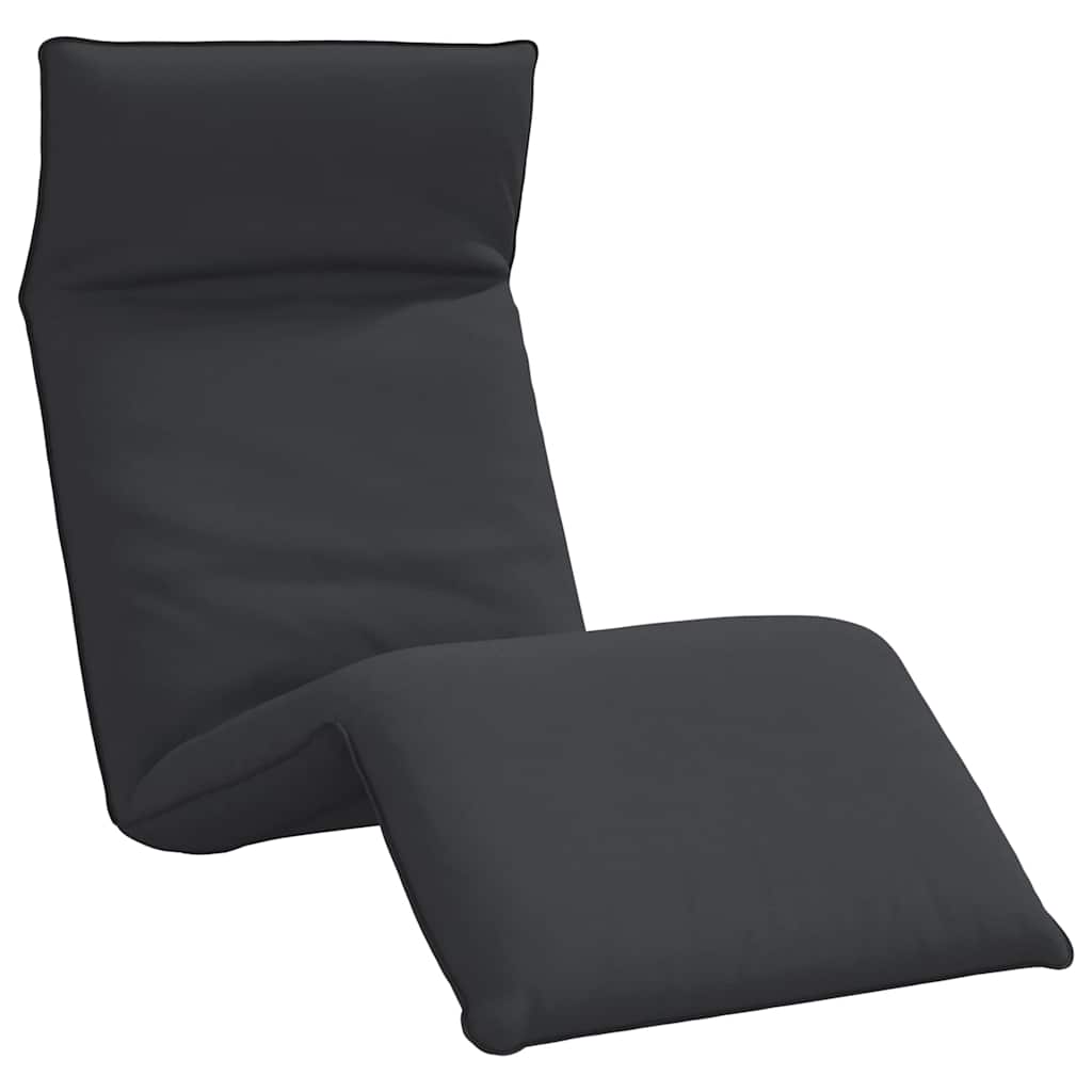 Ligstoel Inklapbaar 175X54X8,5 Cm Oxford Stof Zwart