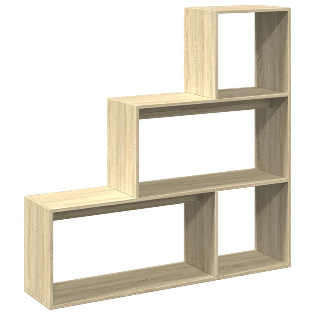 Kamerscherm / boekenkast 123x29x123 cm hout sonoma eiken