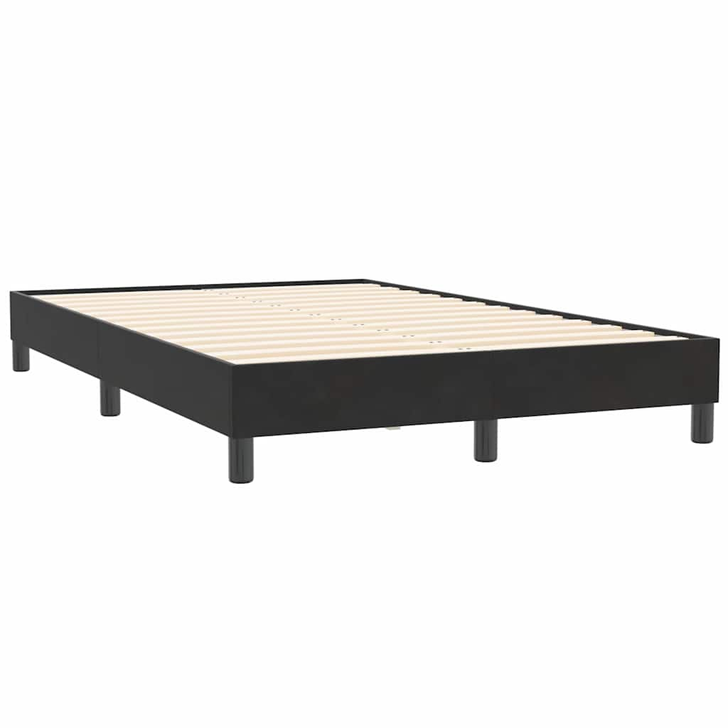 Bedframe zonder matras 120x210 cm fluweel zwart