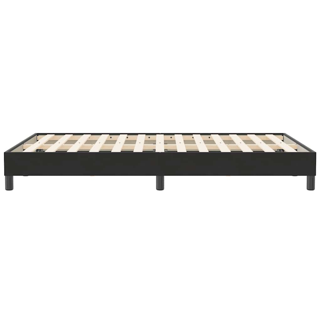 Bedframe zonder matras 120x210 cm fluweel zwart