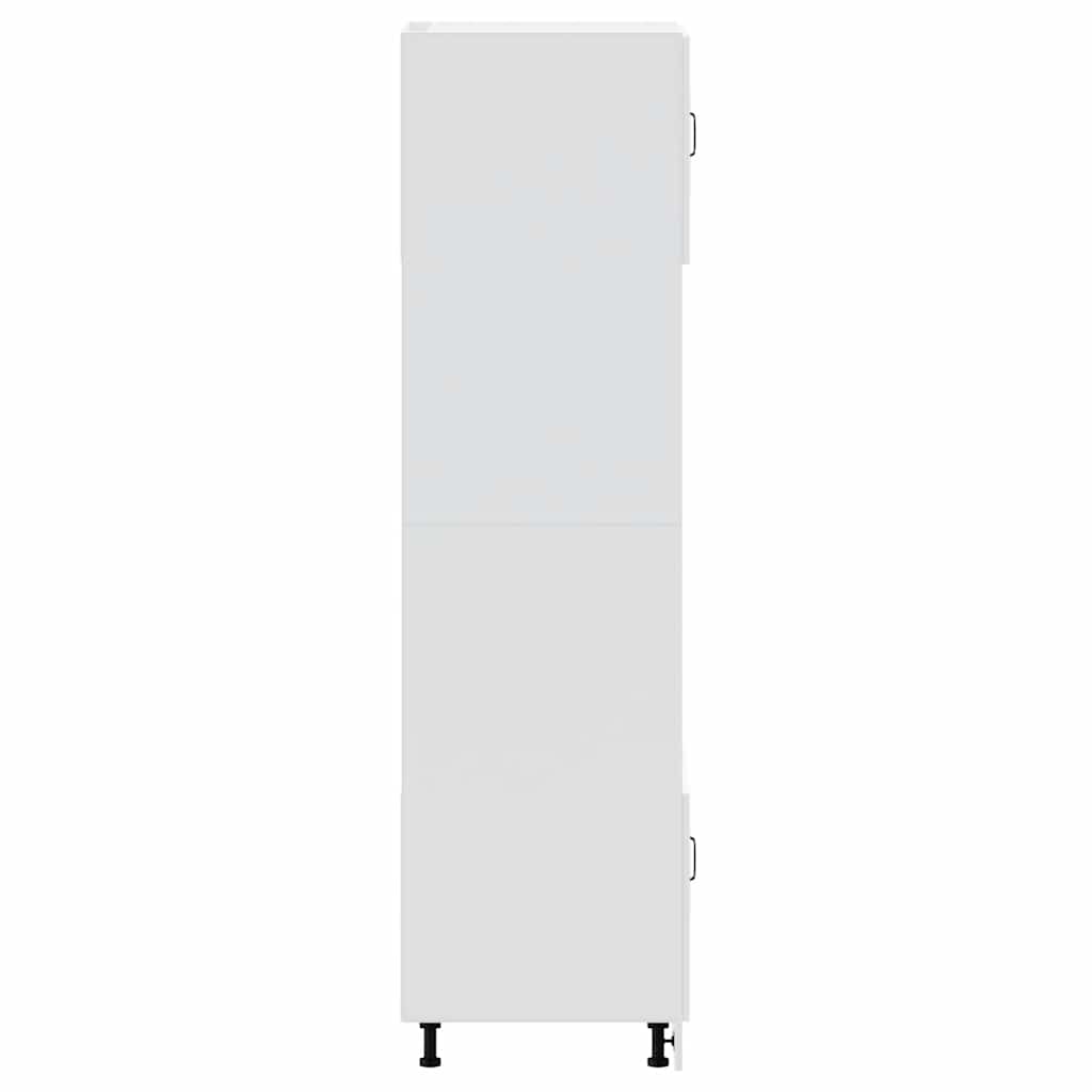 Ovenkasten 2 st Lucca bewerkt hout wit