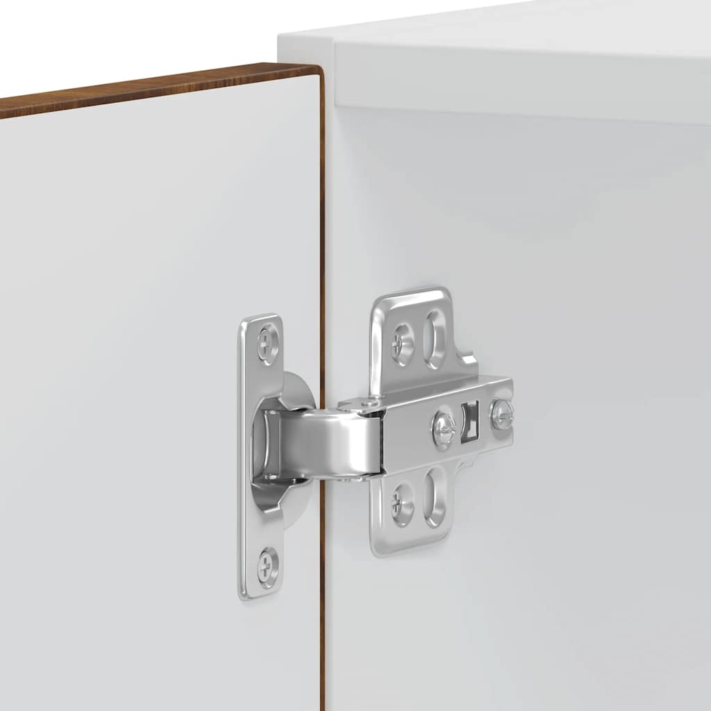 Ovenkasten 2 st Lucca bewerkt hout gerookt eikenkleurig