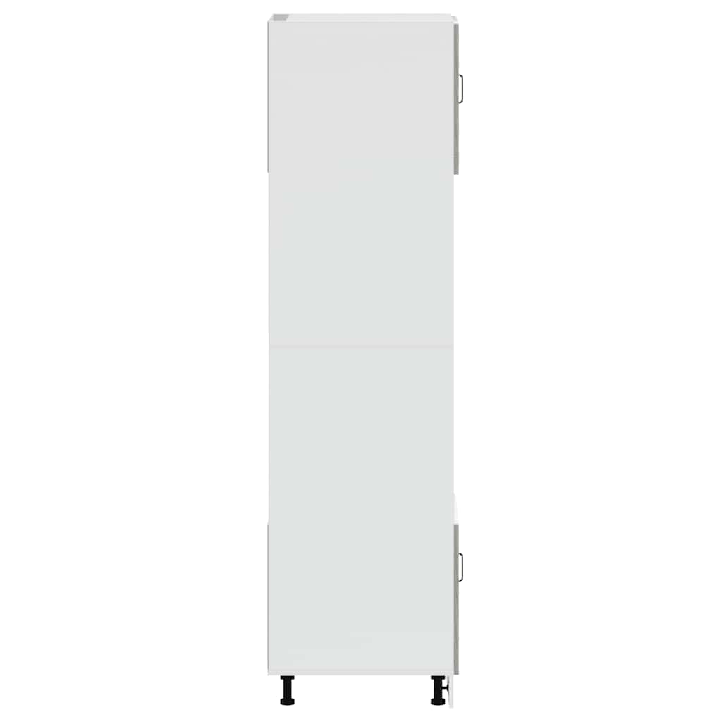 Ovenkasten 2 st Kalmar bewerkt hout grijs sonoma eikenkleurig