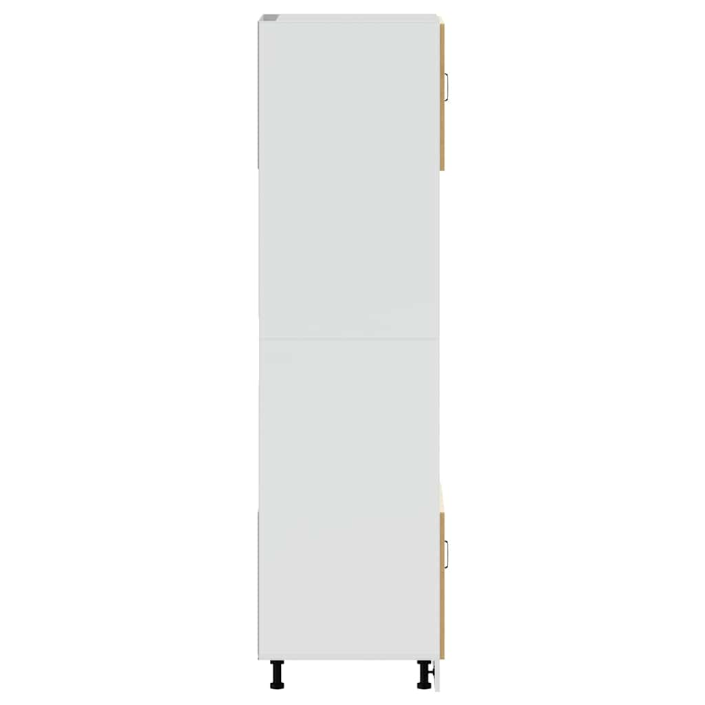 Ovenkasten 2 st Lucca bewerkt hout artisanaal eikenkleurig