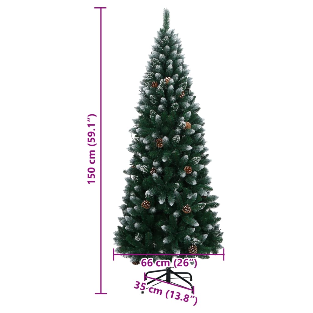 Kunstkerstboom met 150 LED's 150 cm