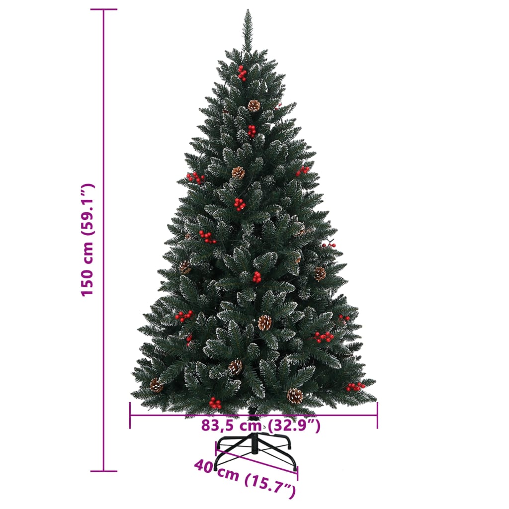 Kunstkerstboom met 150 LED's 150 cm