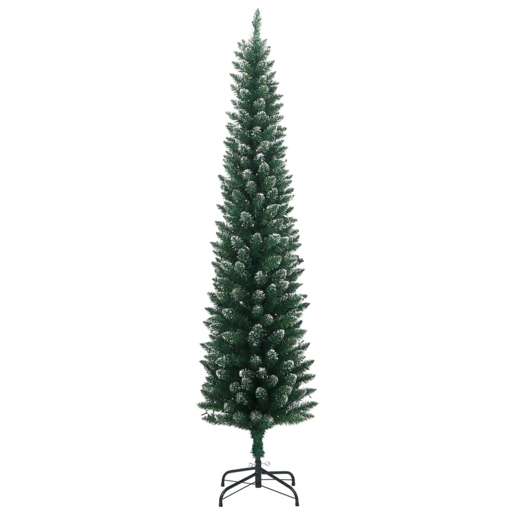Kunstkerstboom smal met 300 LED's 180 cm