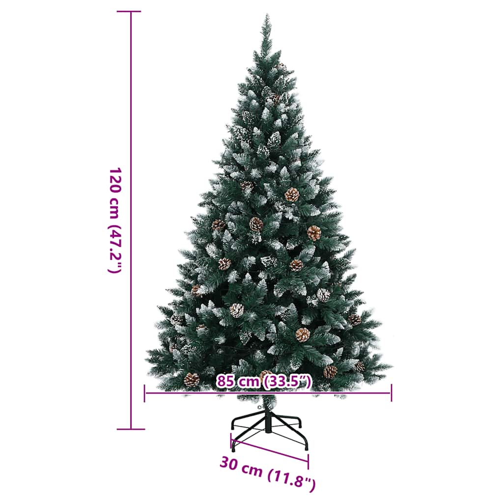 Kunstkerstboom met 150 LED's 120 cm