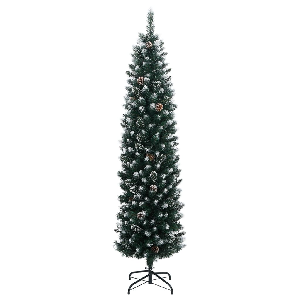 Kunstkerstboom smal met 300 LED's 180 cm
