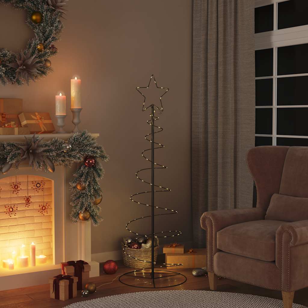LED-kerstboom 100 LEDs warm wit 150 cm