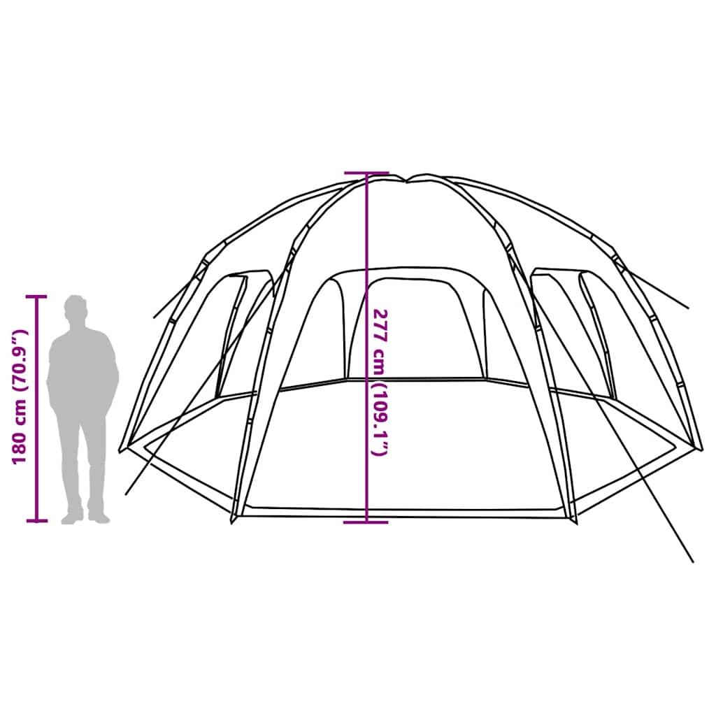 Partytent waterdicht zeegroen