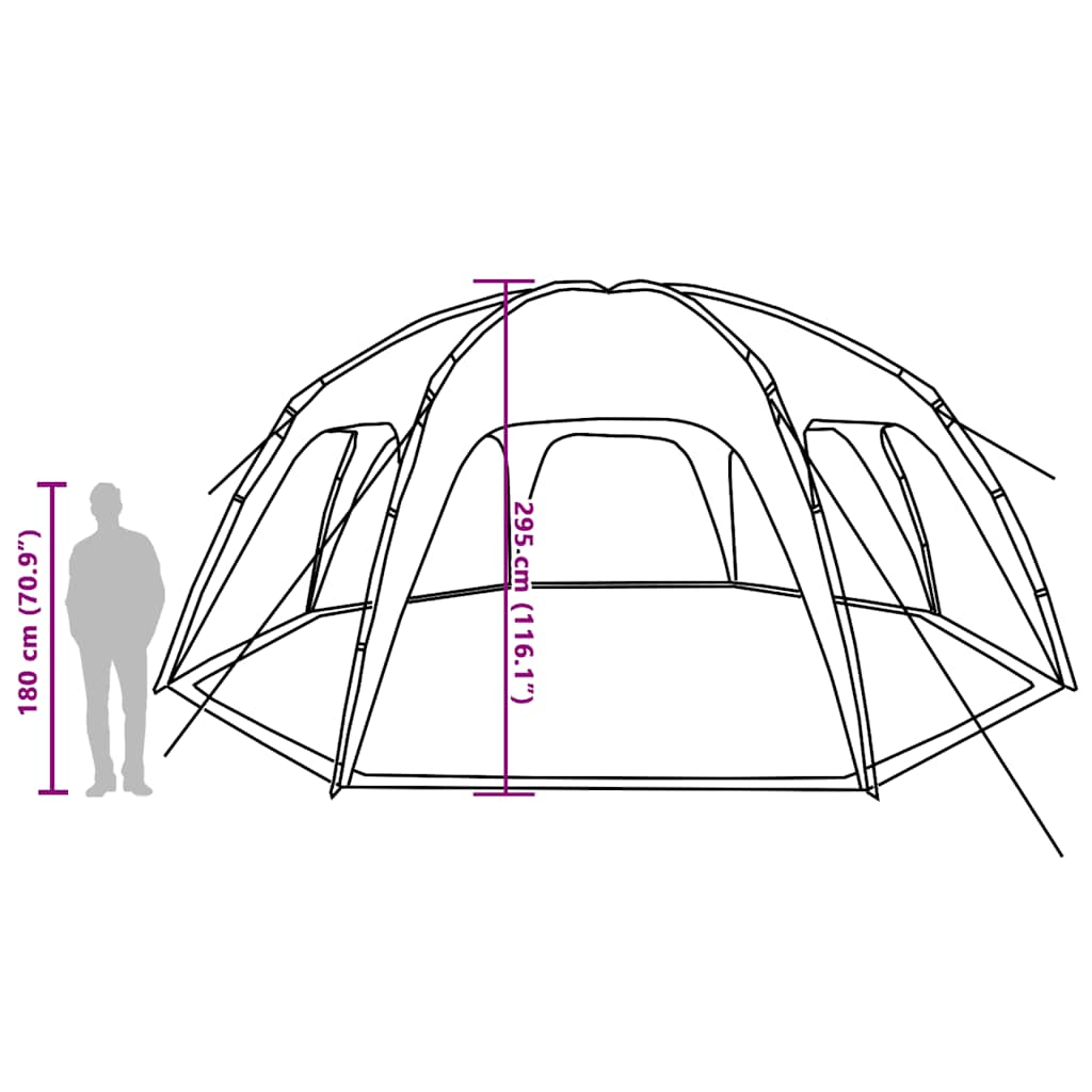 Partytent waterdicht zeegroen