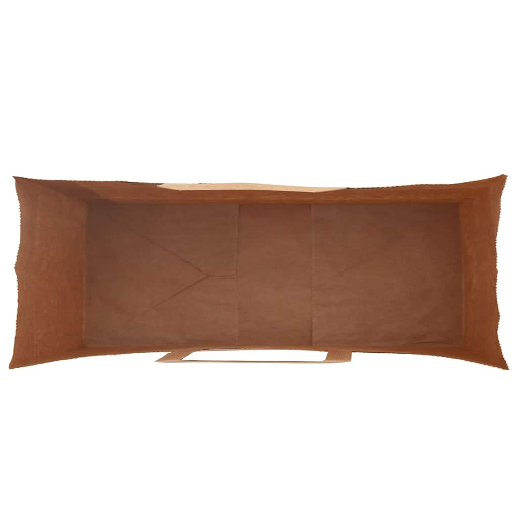 Papieren kraftzakken 50 st met hengsels 45x17x48 cm blauw