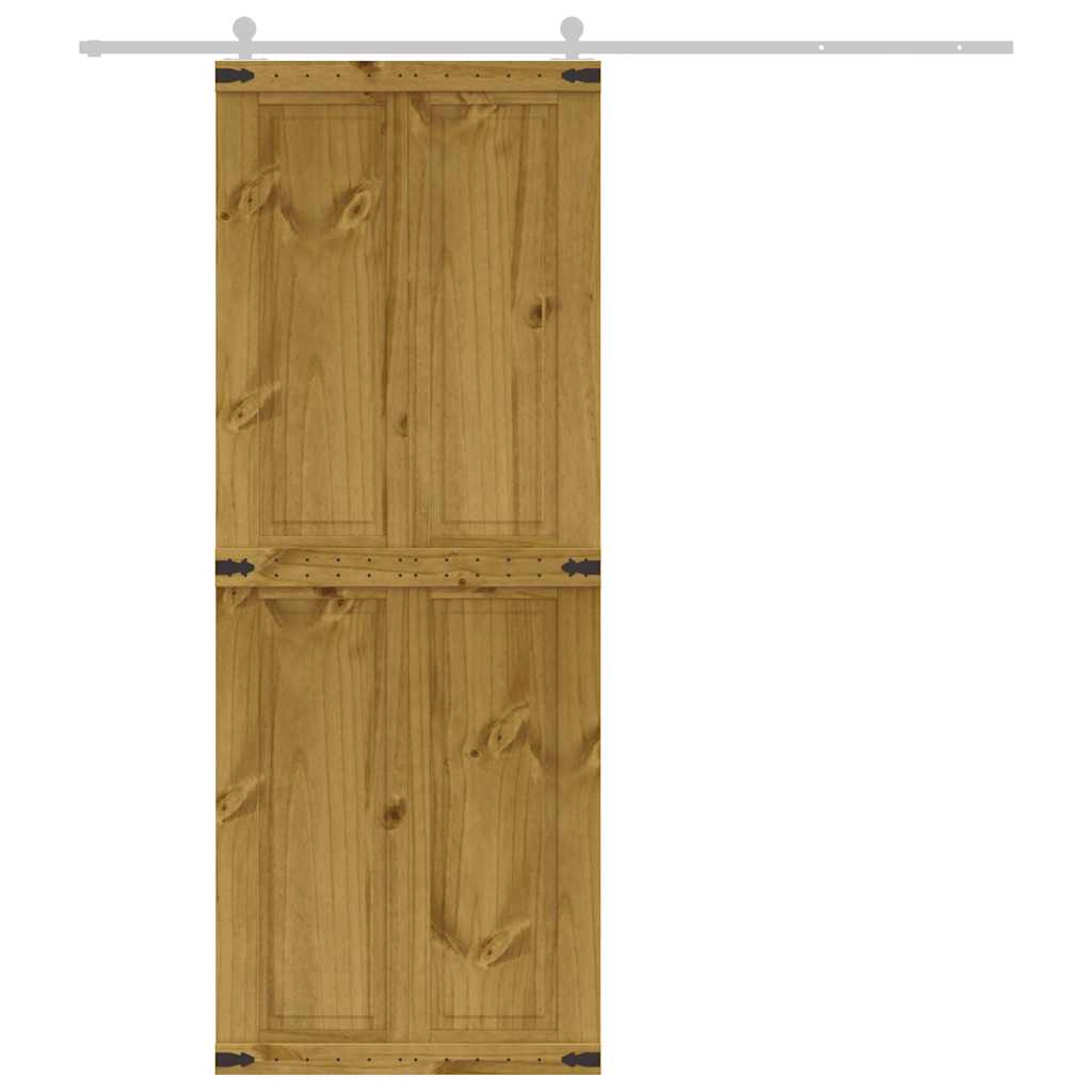 Schuifdeur CORONA 80x210 cm massief grenenhout