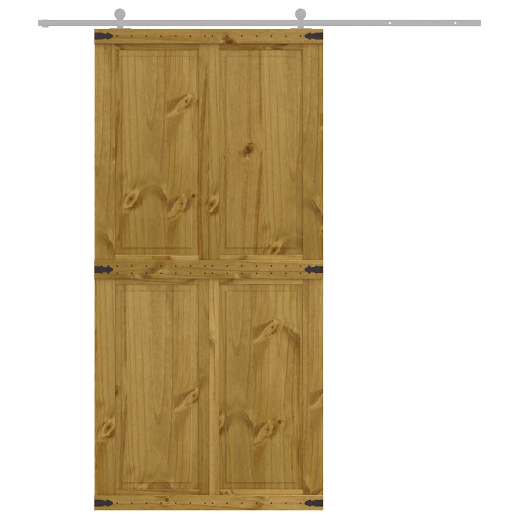 Schuifdeur CORONA 90x210 cm massief grenenhout