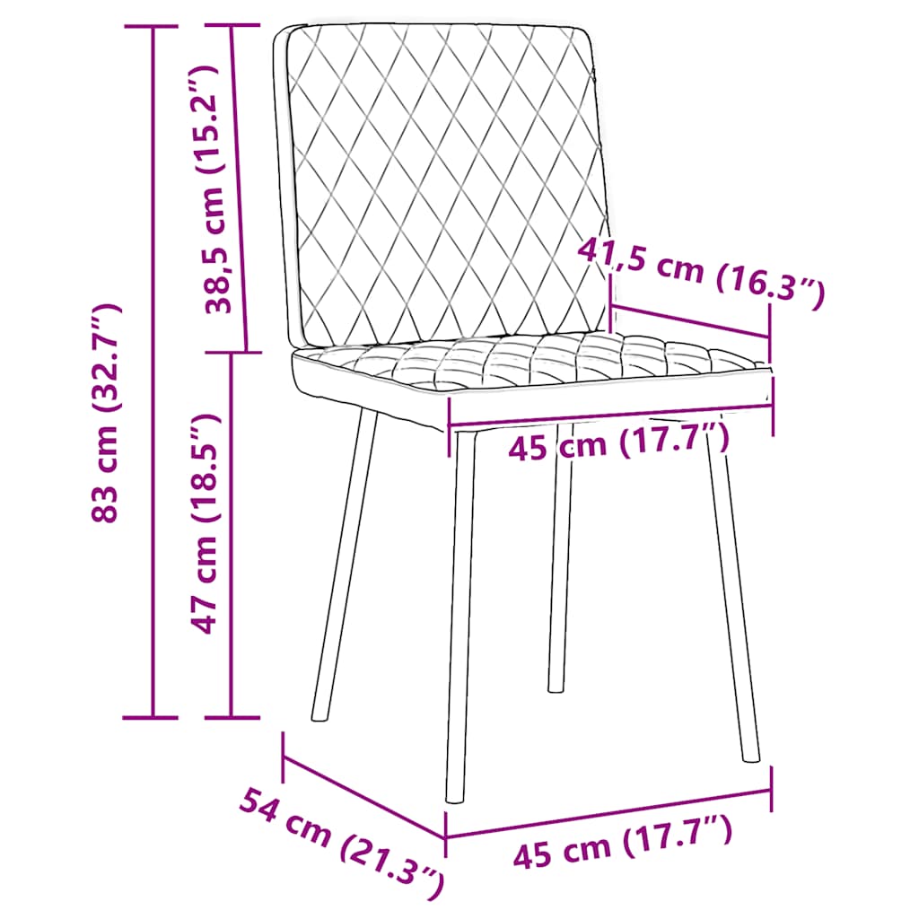 Eetkamerstoelen 6 st fluweel lichtgrijs