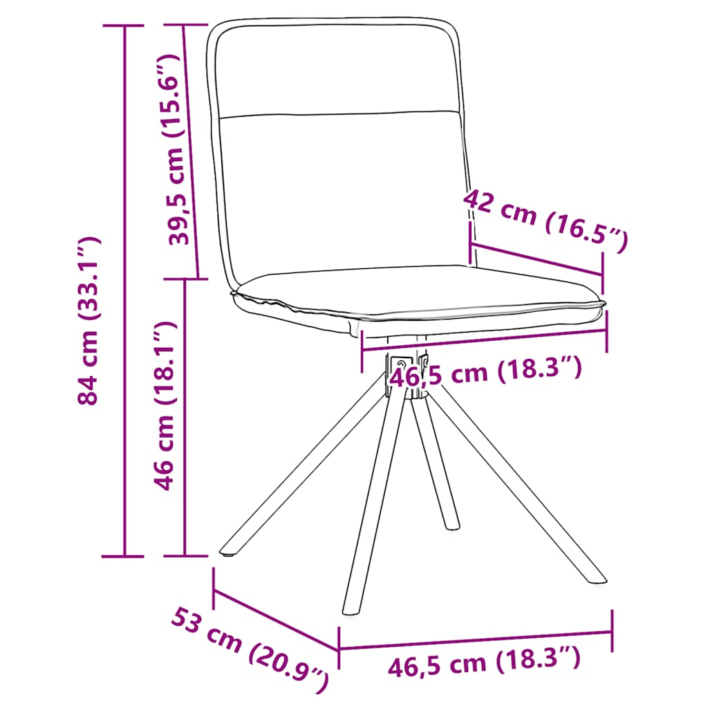 Eetkamerstoelen 6 st stof lichtgrijs