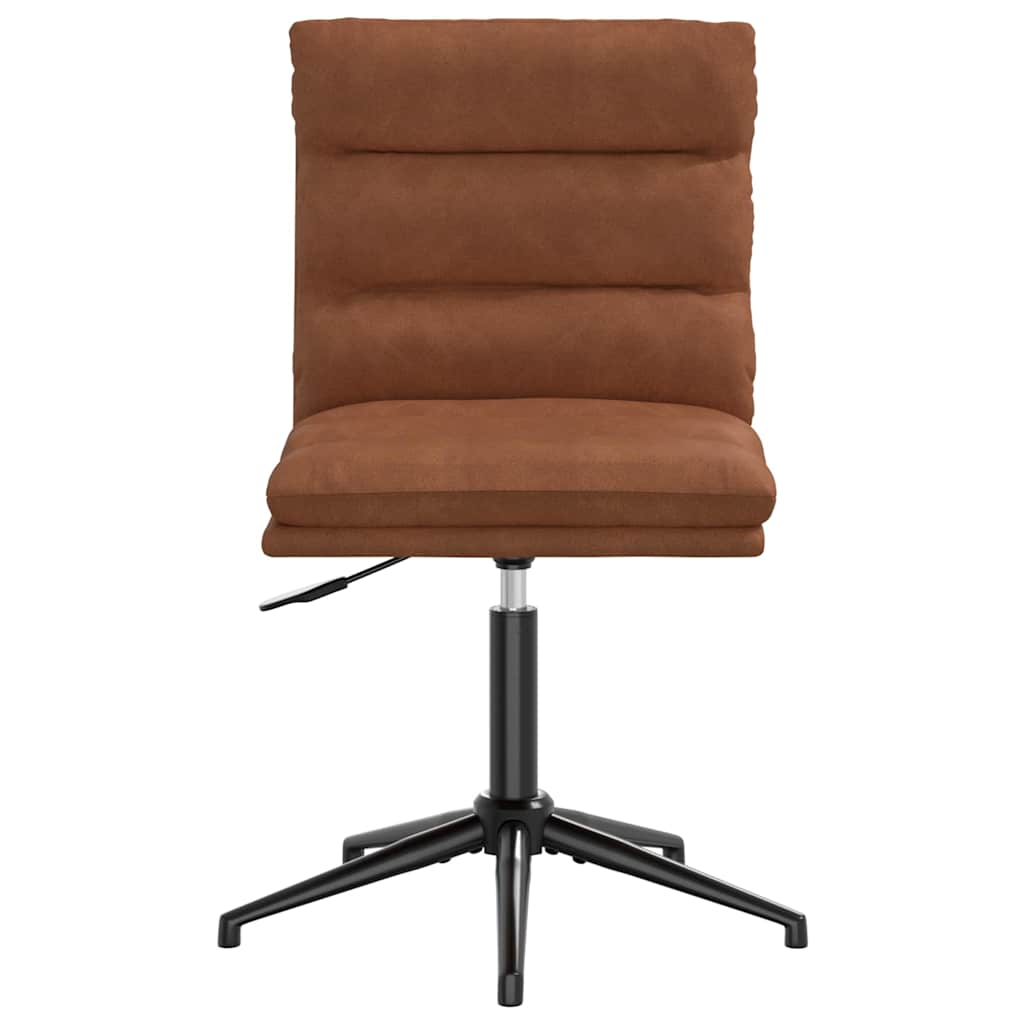 Eetkamerstoelen 6 st kunstleer bruin