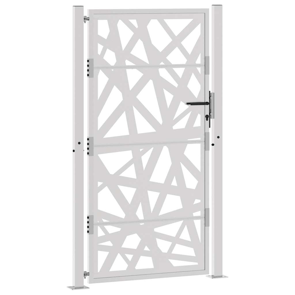 Poort met lichtontwerp 105x180 cm weervast staal