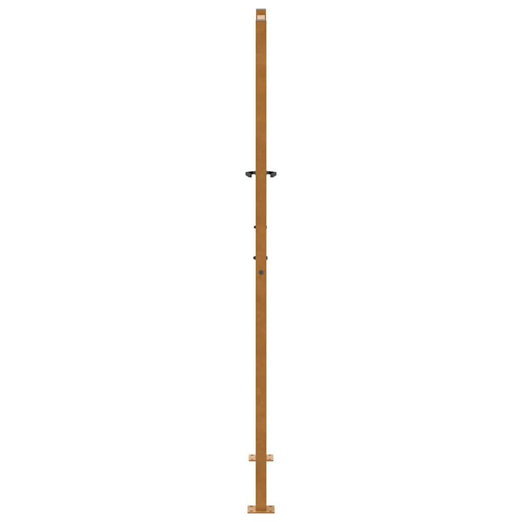 Poort met lichtontwerp 105x180 cm weervast staal