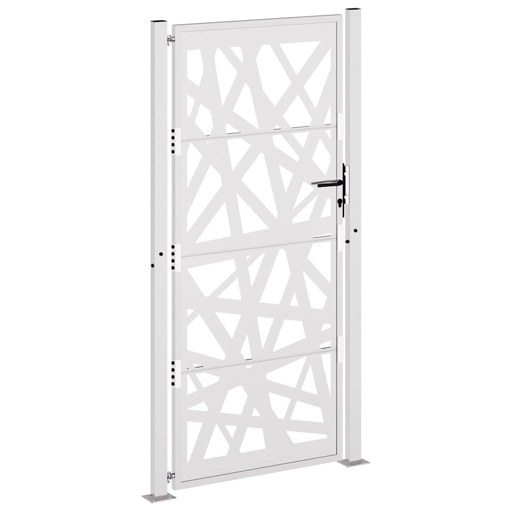 Poort met lichtontwerp 105x205 cm weervast staal