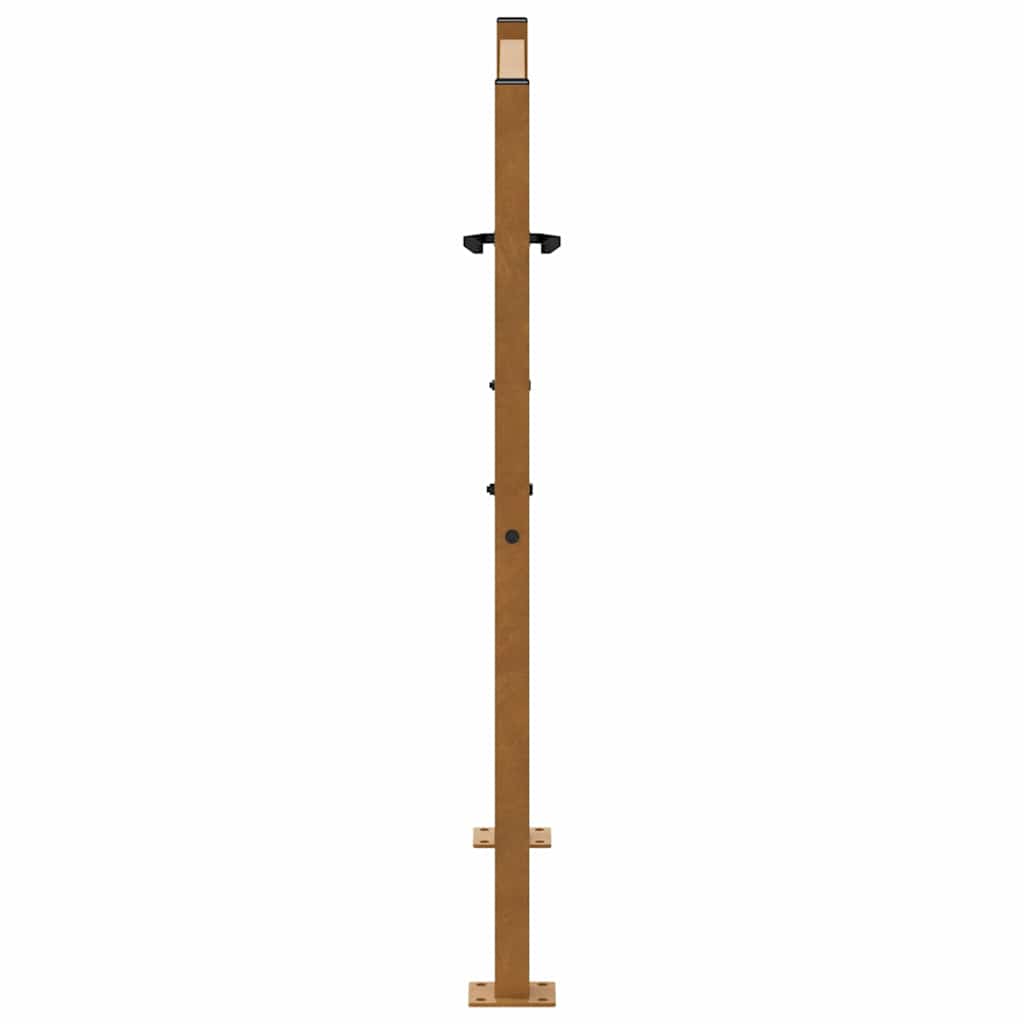 Poort met kruisontwerp 105x105 cm weervast staal