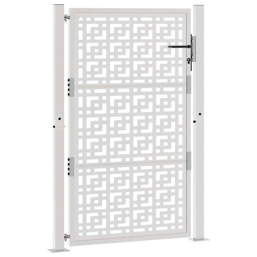 Poort met kruisontwerp 105x155 cm weervast staal