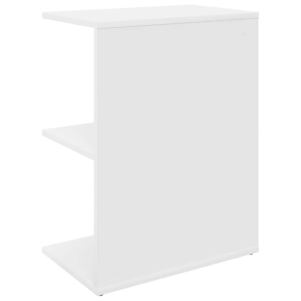 Nachtkastjes 2 st 46,5x29x61 cm bewerkt hout wit