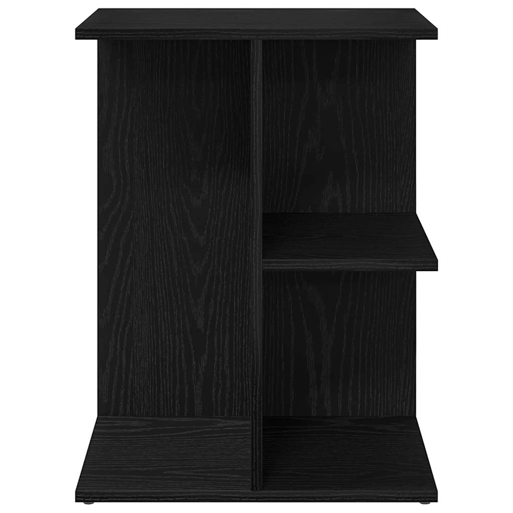 Nachtkastjes 2 st 46,5x29x61 cm bewerkt hout zwart eikenkleur