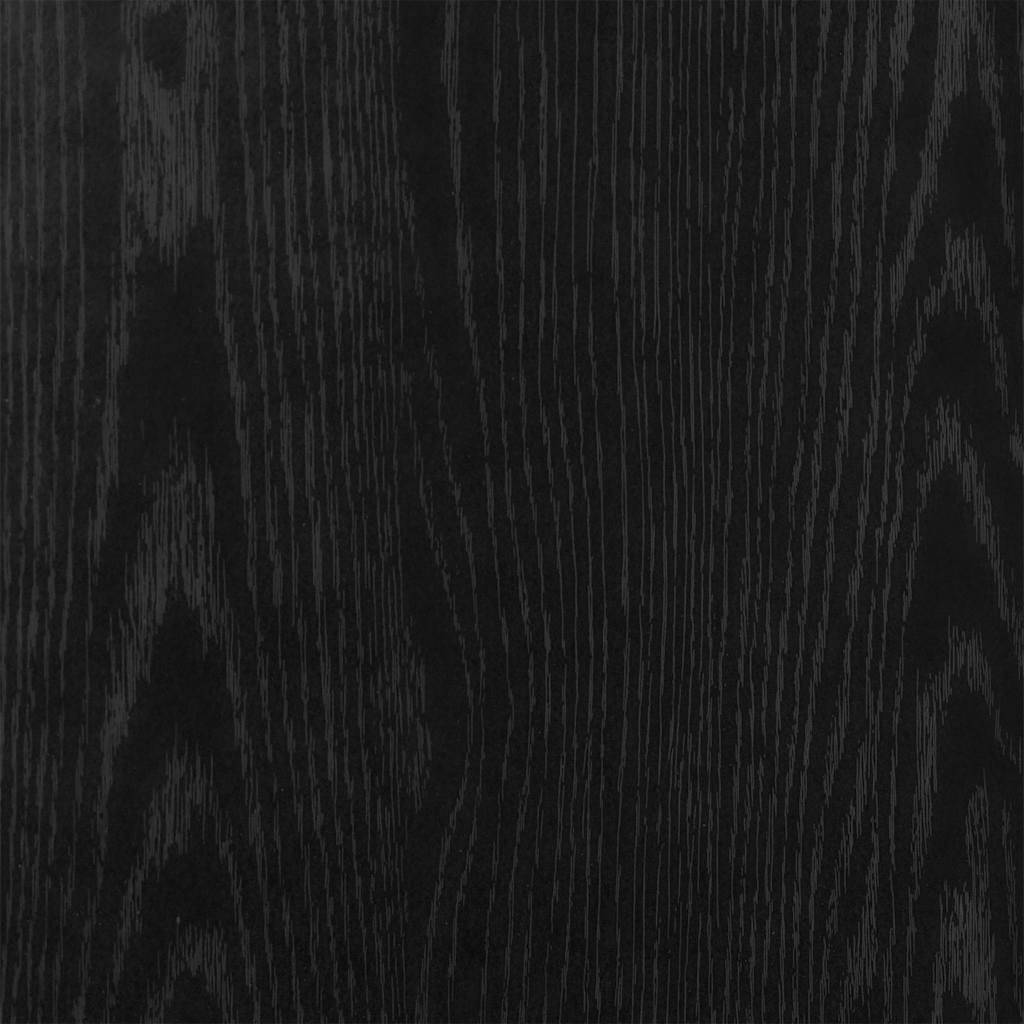 Nachtkastjes 2 st 46,5x29x61 cm bewerkt hout zwart eikenkleur