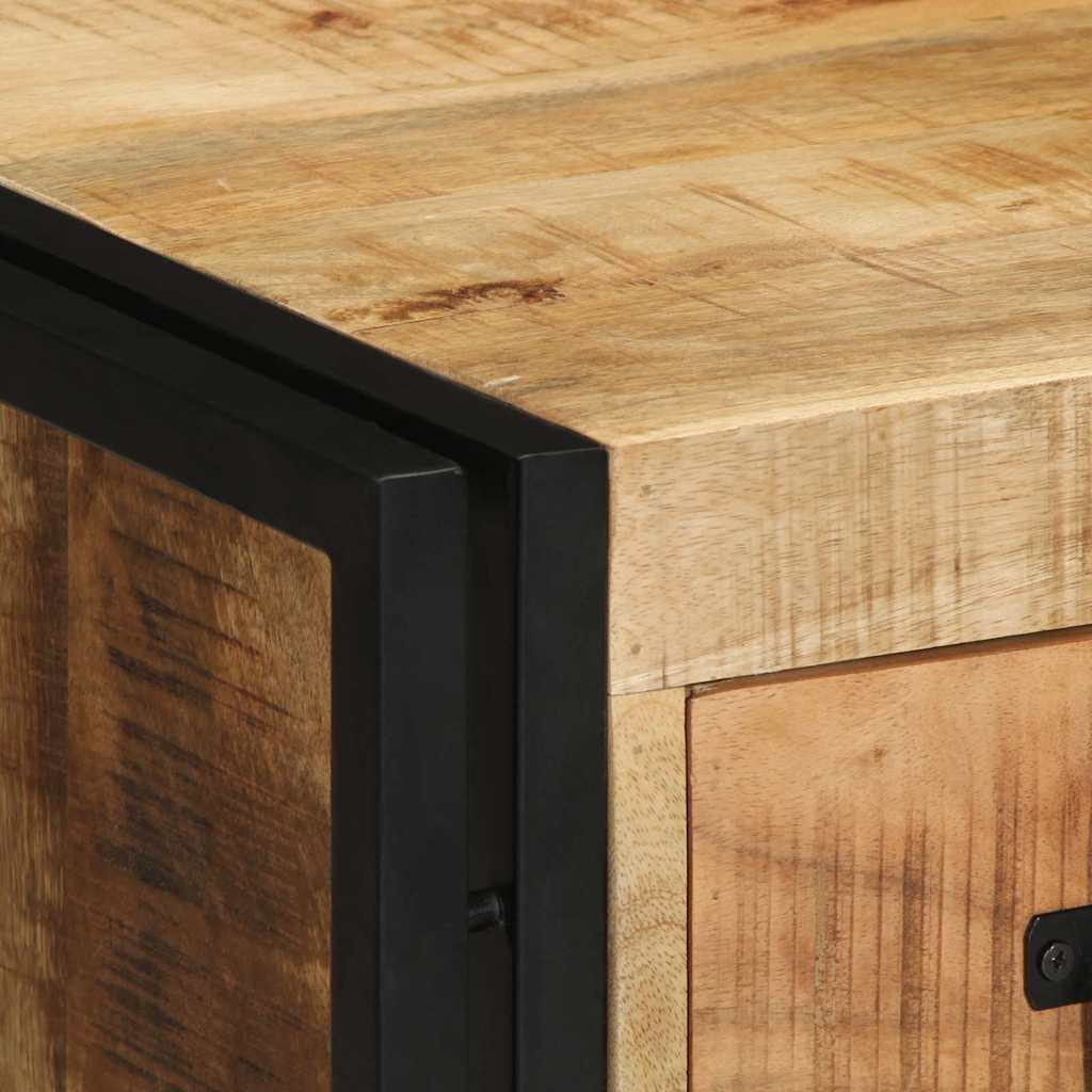 Nachtkastje met lade Bruin 40 x 35 x 50 cm massief mangohout