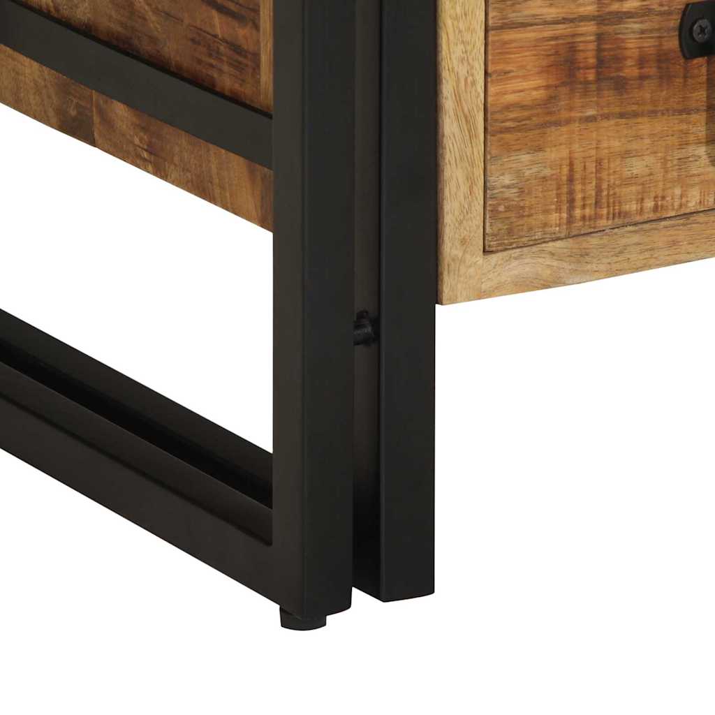 Nachtkastje met lade Bruin 40 x 35 x 50 cm massief mangohout