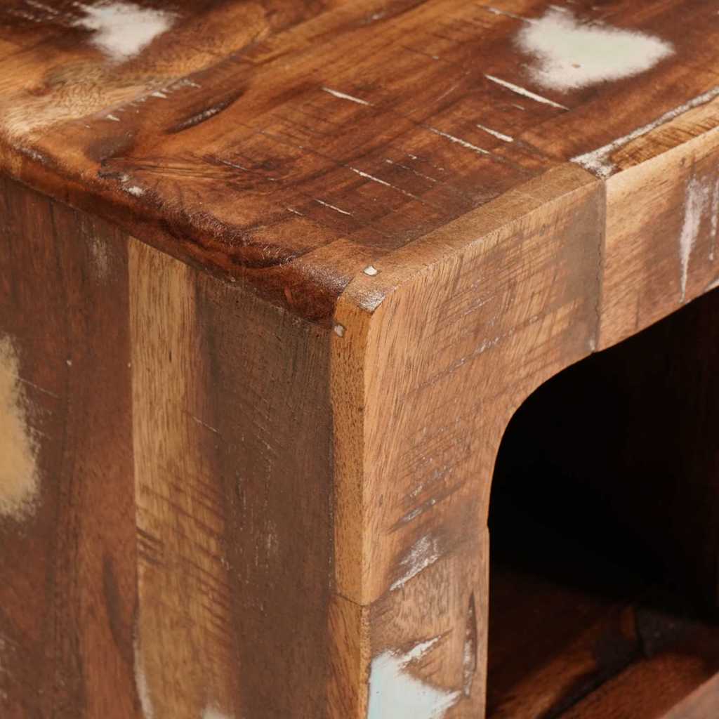 Wijnrek Bruin 44 x 30 x 35 cm Massief gerecycled hout