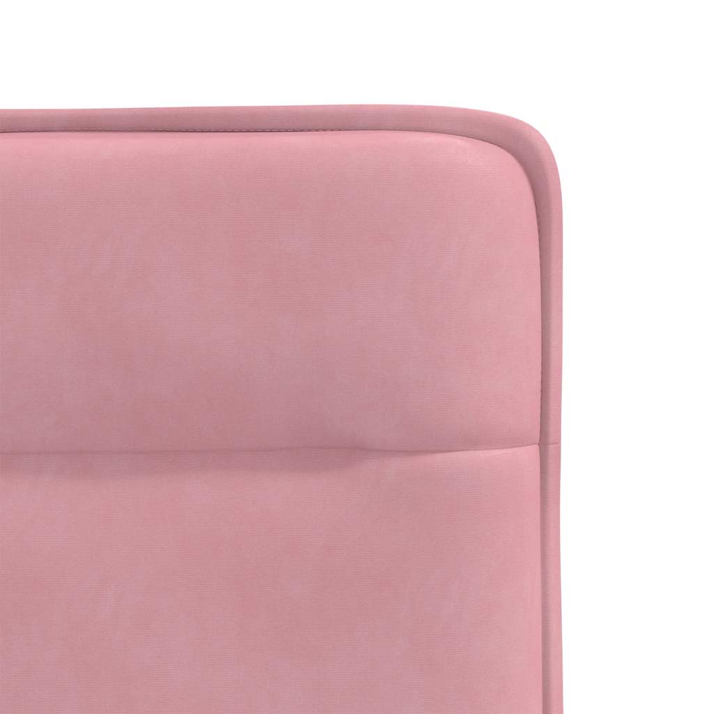 Eetkamerstoelen 2 st fluweel roze