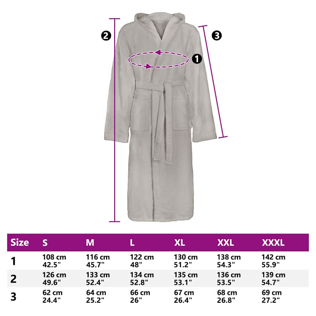 Badjas KINN s Katoen