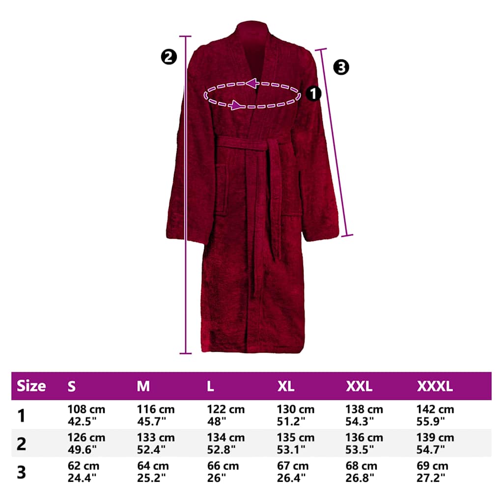 Badjas KINN s Katoen