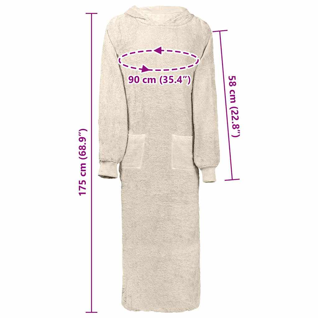 Robe KINN Crème xxl Katoen