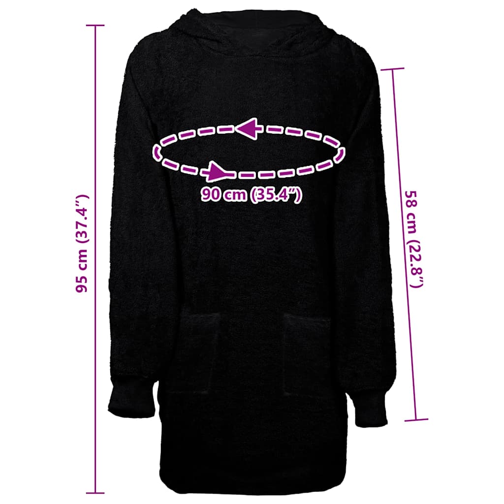 Robe KINN Zwart l Katoen