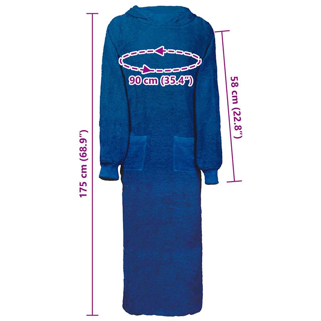 Robe KINN Marineblauw xxl Katoen