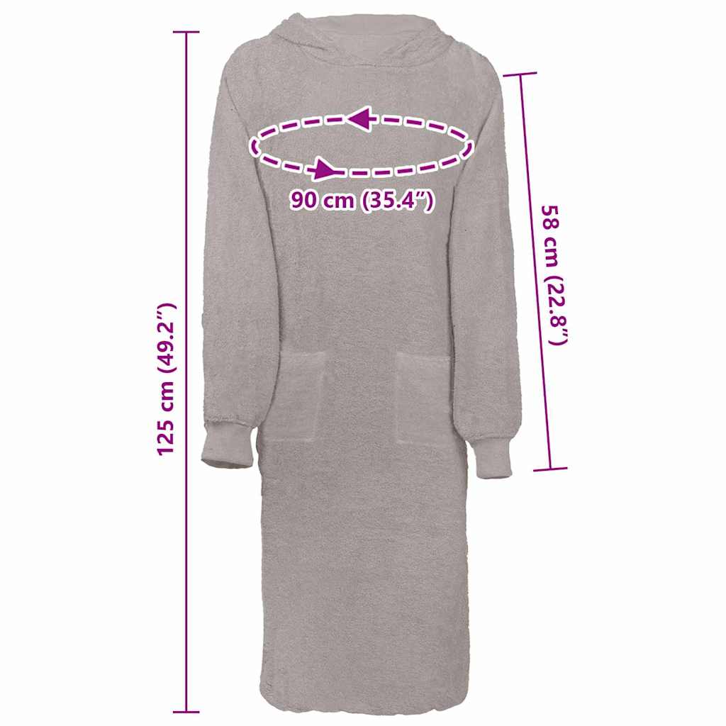 Robe KINN Grijs xl Katoen