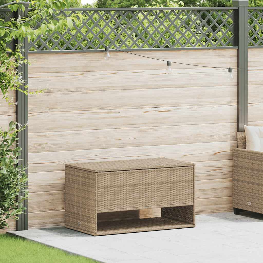 Opbergbox Voor Buiten 100X55X55,5 Cm Poly Rattan Beige