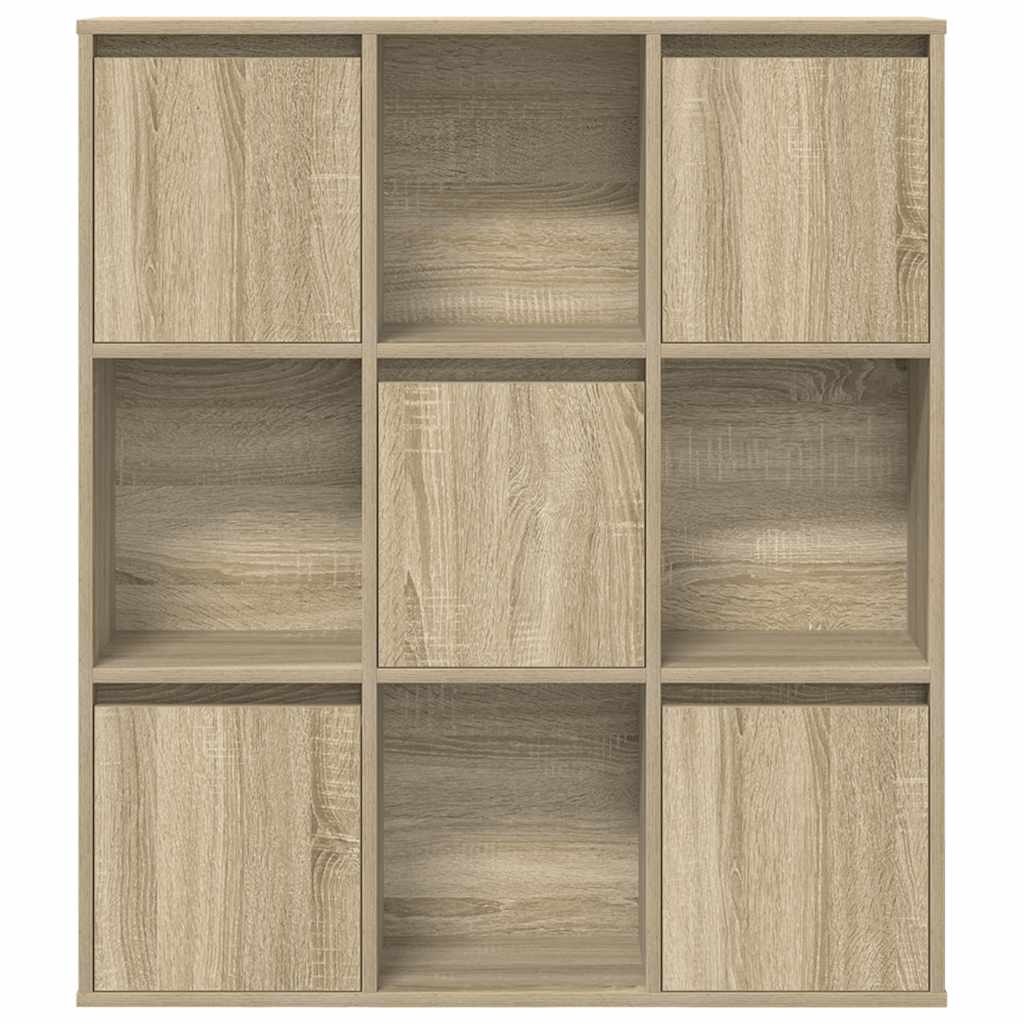Boekenkast 89x24x101,5 cm bewerkt hout sonoma eikenkleurig