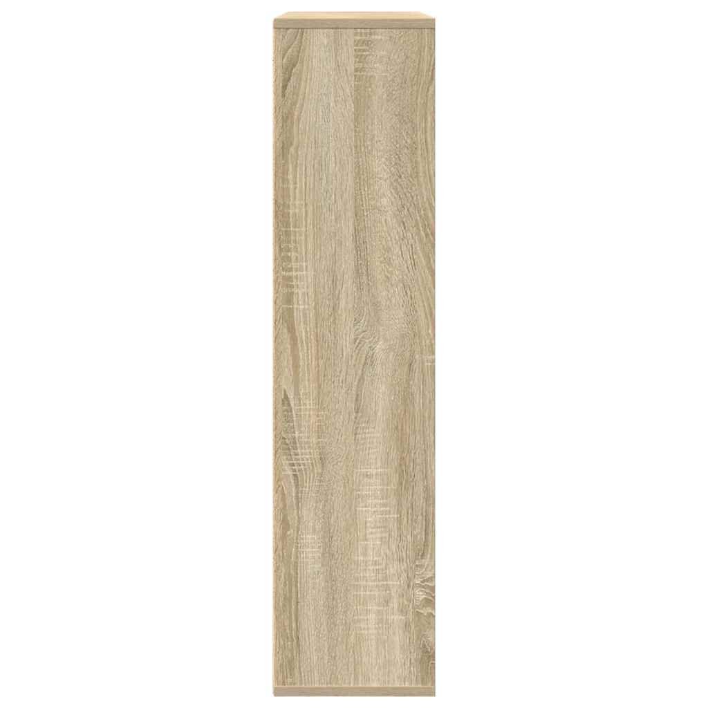 Boekenkast 89x24x101,5 cm bewerkt hout sonoma eikenkleurig