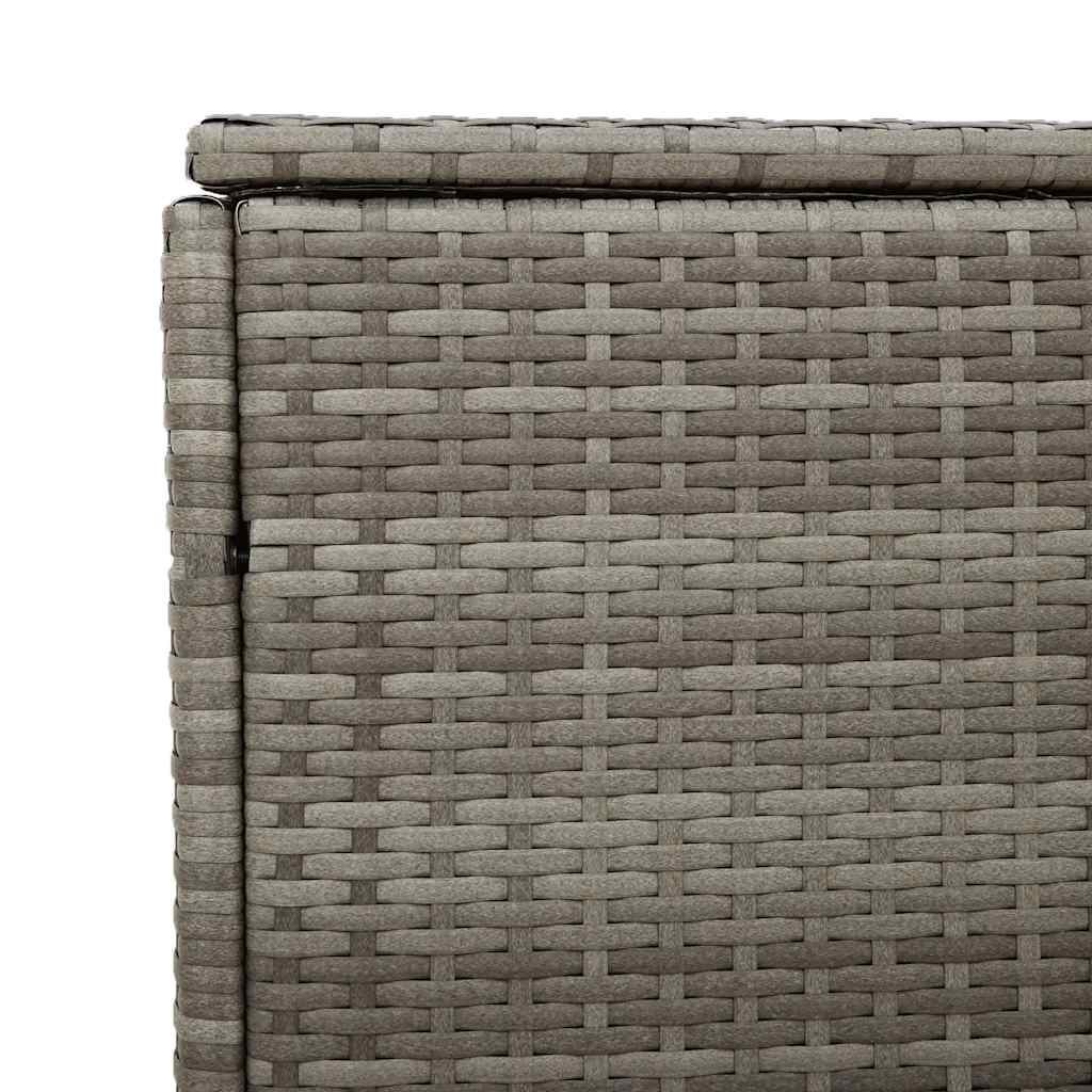 Tuinbox Poly Rattan 220 x 50 x 58 cm Grijs
